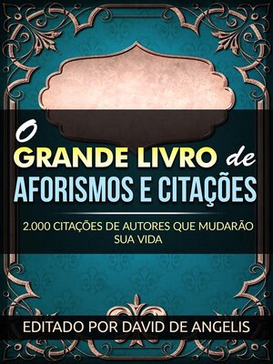 cover image of O Grande Livro de Aforismos e citações (Traduzido)